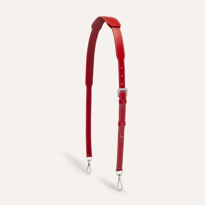 BANDOULIERE CUIR MM Red