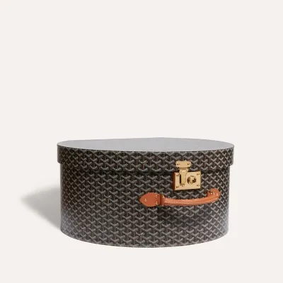 BOITE CHAPEAU Black & Tan