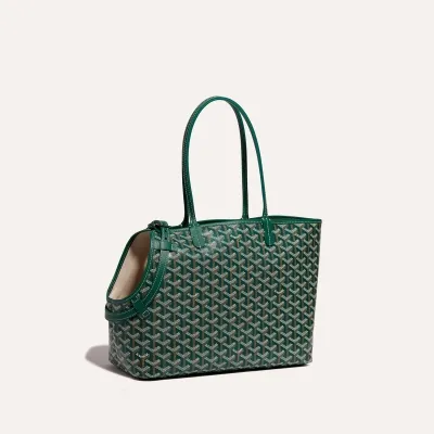 SAC CHIEN GRIS PM Green