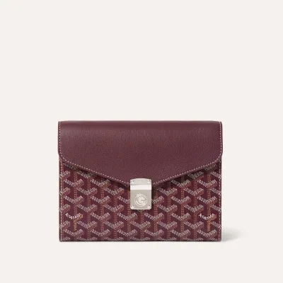 PORTEFEUILLE POCHETTE CHYPRE PM Burgundy