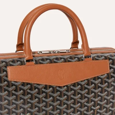 PORTE DOCUMENTS CISALPIN PM Black & Tan