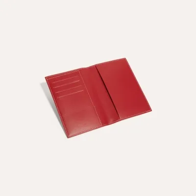 PORTE-PASSEPORT GRENELLE Red