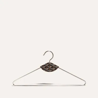 2 CINTRES LIVREE NICKEL Black & Tan