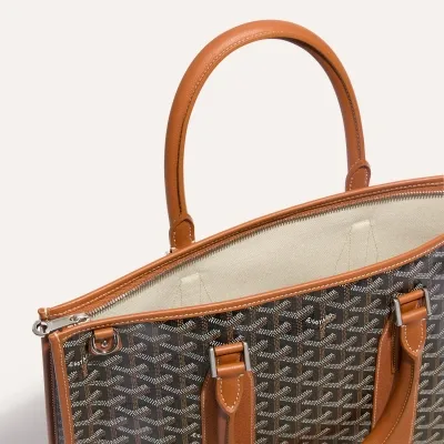 PORTE-DOCUMENTS MORVAN PM Black & Tan