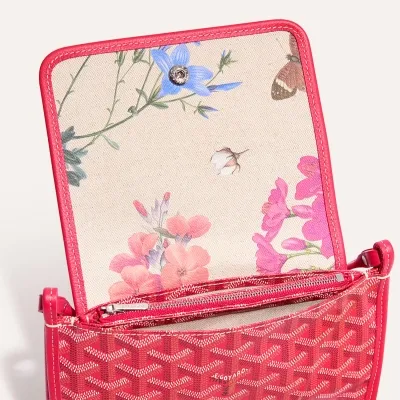 PORTEFEUILLE POCHETTE PLUMET ENVERS FLORAL 2025 Fuchsia