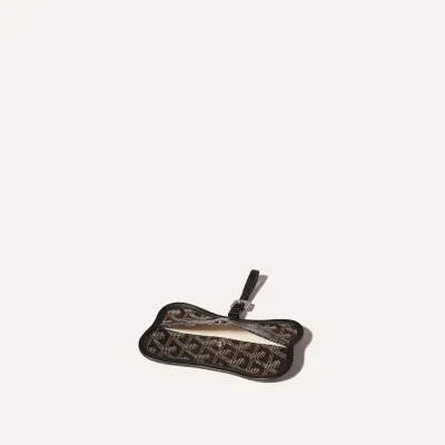 POCHETTE OS CHIEN GRIS PM Black