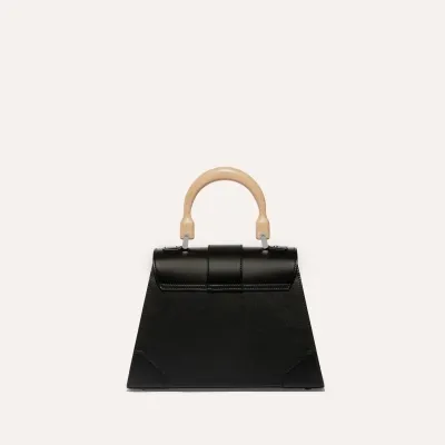 SAC SAIGON PM CUIR LISSE Black