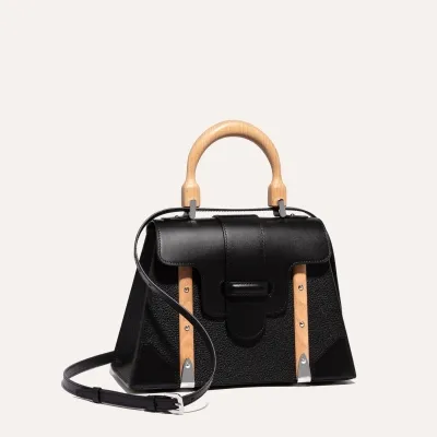 SAC SAIGON PM CUIR Black