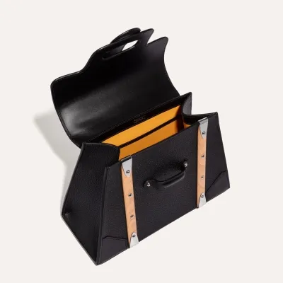 SAC SAIGON PM CUIR Black