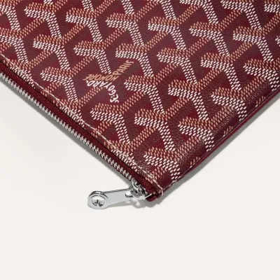 POCHETTE SENAT MM BANDES INITIALES ECO Burgundy