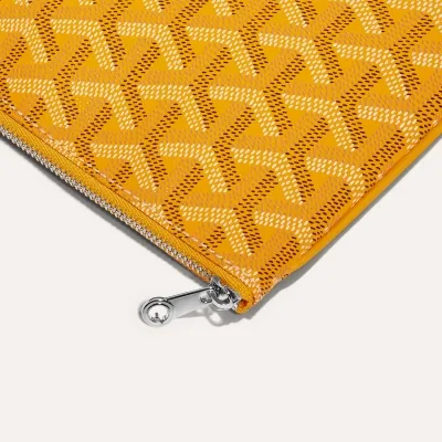POCHETTE SENAT MM INITIALES ECO Yellow