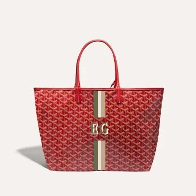 SAC SAINT LOUIS PM BANDES INITIALES Red