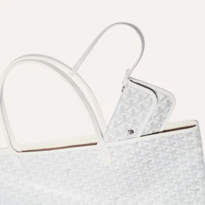 SAC SAINT LOUIS GM INITIALES White