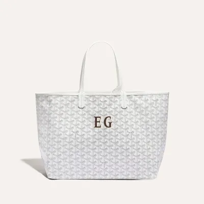SAC SAINT LOUIS PM INITIALES White