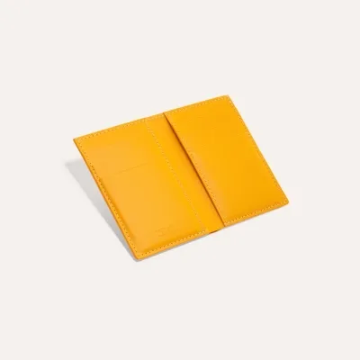 PORTE-CARTES SAINT PIERRE BANDES INITIALES ECO Yellow