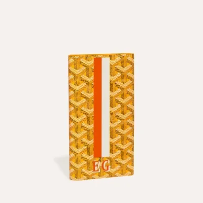 PORTEFEUILLE SAINT ROCH BANDES INITIALES ECO Yellow