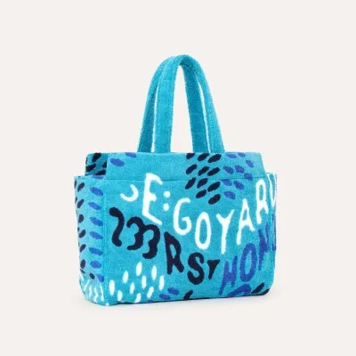 SAC EPONGE TERRY PM Turquoise