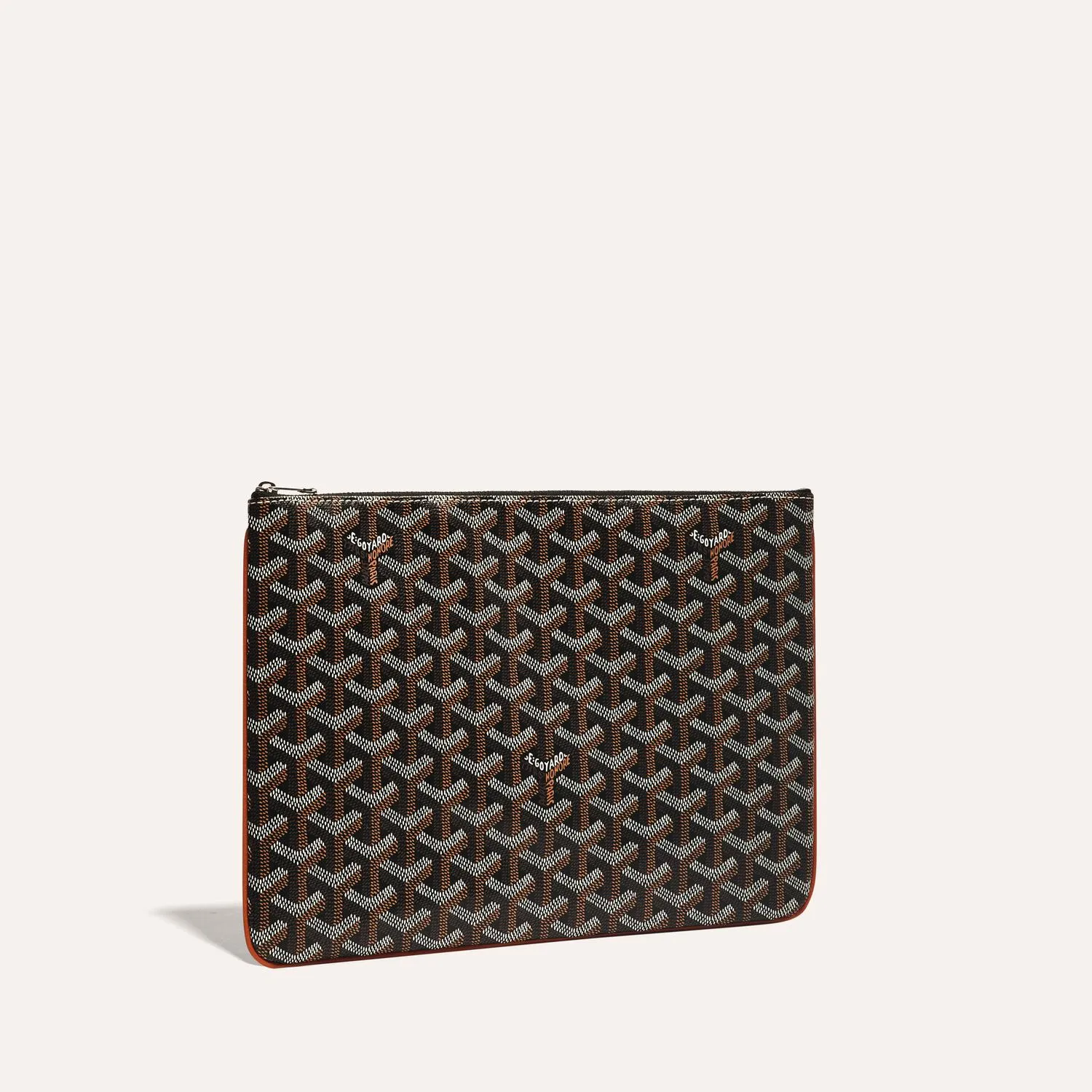 POCHETTE SENAT MM Black & Tan
