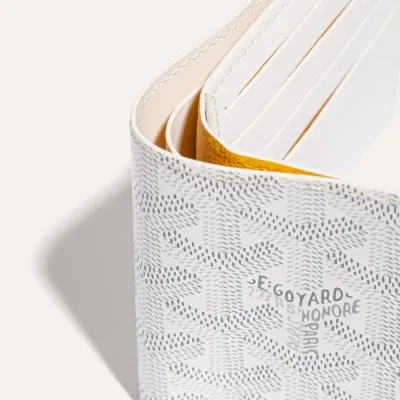 PORTEFEUILLE VICTOIRE INITIALES ECO White